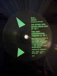 O.K. single 12" 45 UpM O.K. single 12" 45 UpM