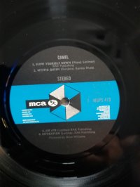 CAMEL - Blue-black hexagonal MCA label 1st. press!!!! !!!! CAMEL - Blue-black hexagonal MCA label 1st. press!!!! !!!!