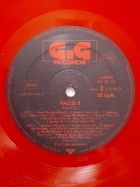 FALCO - TOP CONDITION!!!!!! red vinyl!!! FALCO - TOP CONDITION!!!!!! red vinyl!!!