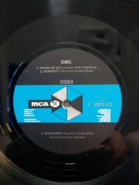 CAMEL - Blue-black hexagonal MCA label 1st. press!!!! !!!! CAMEL - Blue-black hexagonal MCA label 1st. press!!!! !!!!