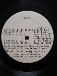VULCAN  *   REISSUE 1985