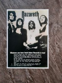NAZARETH * 1 PRESS!!!!! NAZARETH * 1 PRESS!!!!!