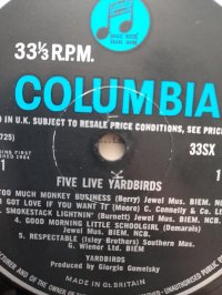 YARDBIRDS 1 PRESS!!!!! stock YARDBIRDS 1 PRESS!!!!! stock